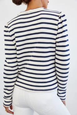 Stevie Sweatshirt - ReAmour -AGOLDE Shop 0004 Stevie Bateau stripe 2055 web a6e3d805 bb07 46e5 83b6 8097ba1b0640
