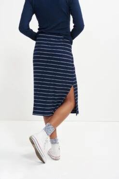 Vindy Paris Rib Skirt - Pippa Stripe -AGOLDE Shop 0054 Vindy Paris Rib Pippa Stripe Navy White0575 web afb2d20a 1299 4578 bfb8 0bb2c27af8ce