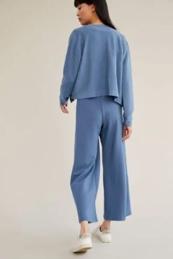 Coco Luxe Fleece Pants -AGOLDE Shop 0117 Coco Luxe Tempest Blue 05081 web