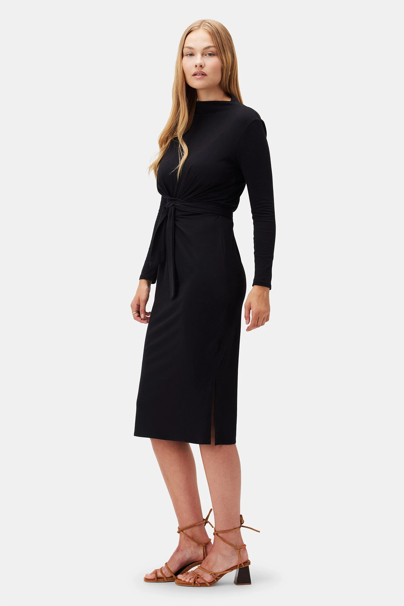 Castile Reverie Knit Dress - Black 2 Castile Reverie Knit Dress - Black - Image 2