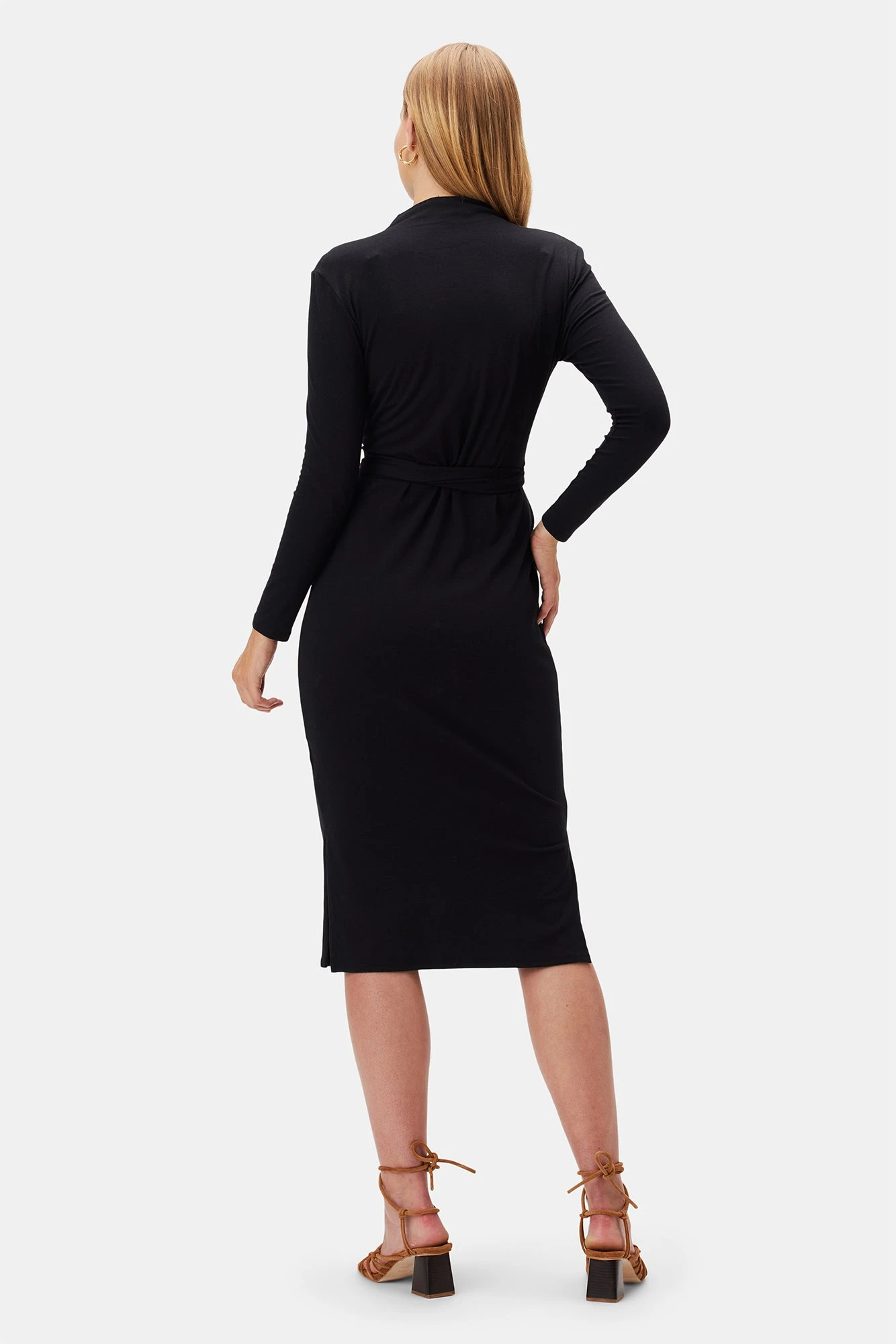 Castile Reverie Knit Dress - Black 3 Castile Reverie Knit Dress - Black - Image 3