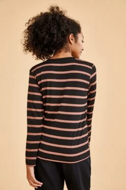 Berkeley Long Sleeve Dream Knit Tee - Buren Stripe -AGOLDE Shop 0134LongSleeveBerkeleyBurenStripe 11549 web 36e40229 0d0b 4894 9a42 3ddefa24e259