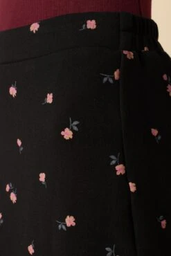 Sabine Luxe Fleece Skirt - Fleur -AGOLDE Shop 0153 Ebele Printed Fleur 5