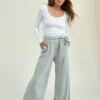 Coco Cloud Rib Pants - Dove - ReAmour
