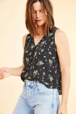 Tori Silk Tank -AGOLDE Shop 0211ToriBolinasFloral 6680 web