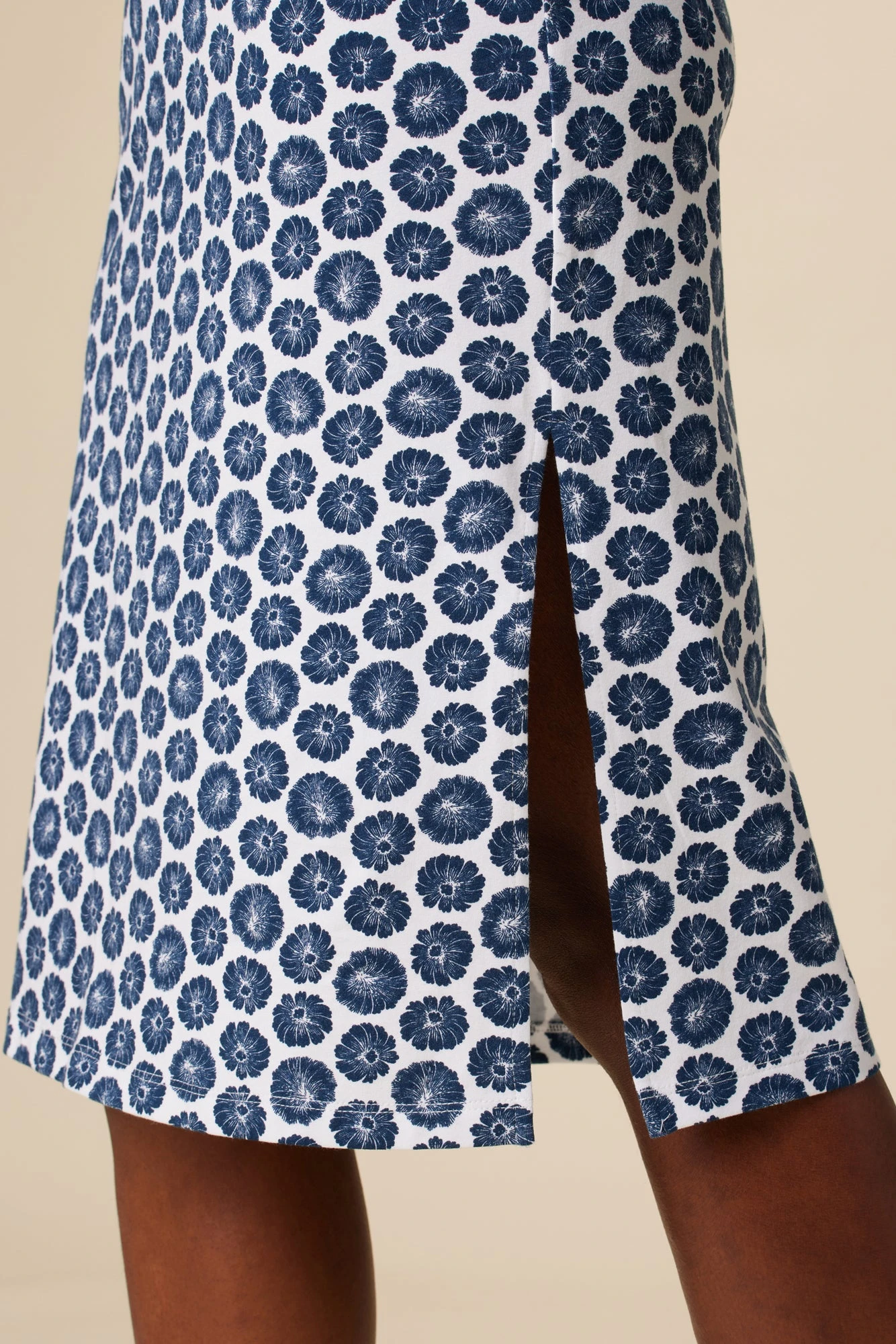 Vindy Reverie Knit Skirt - Calico Navy 6 Vindy Reverie Knit Skirt - Calico Navy - Image 6