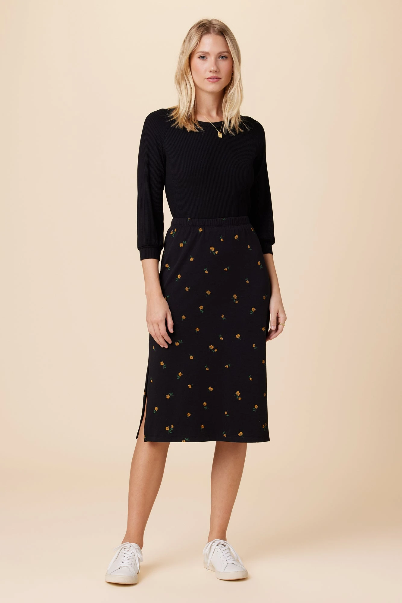 Vindy Reverie Knit Skirt - Positano 2 Vindy Reverie Knit Skirt - Positano - Image 2