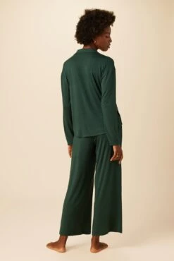Lark Dream Knit Pajama Pants - Darkest Spruce -AGOLDE Shop 0236 Lark Darkest Spruce1 3