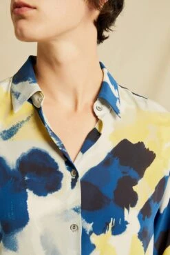 Bixby Washable Silk Blouse - Dusk -AGOLDE Shop 0263 Bixby Dusk Print 5168 web daee310a f02e 4287 95a7 d115ea161b0c