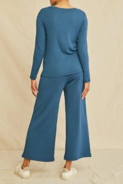 Berkeley Long Sleeve Dream Rib Tee - Azure -AGOLDE Shop 0292 Long Sleeve Berkeley Dream Rib Azure 1161 web dba4dcc7 2f27 4203 9566 5c373b3e1291