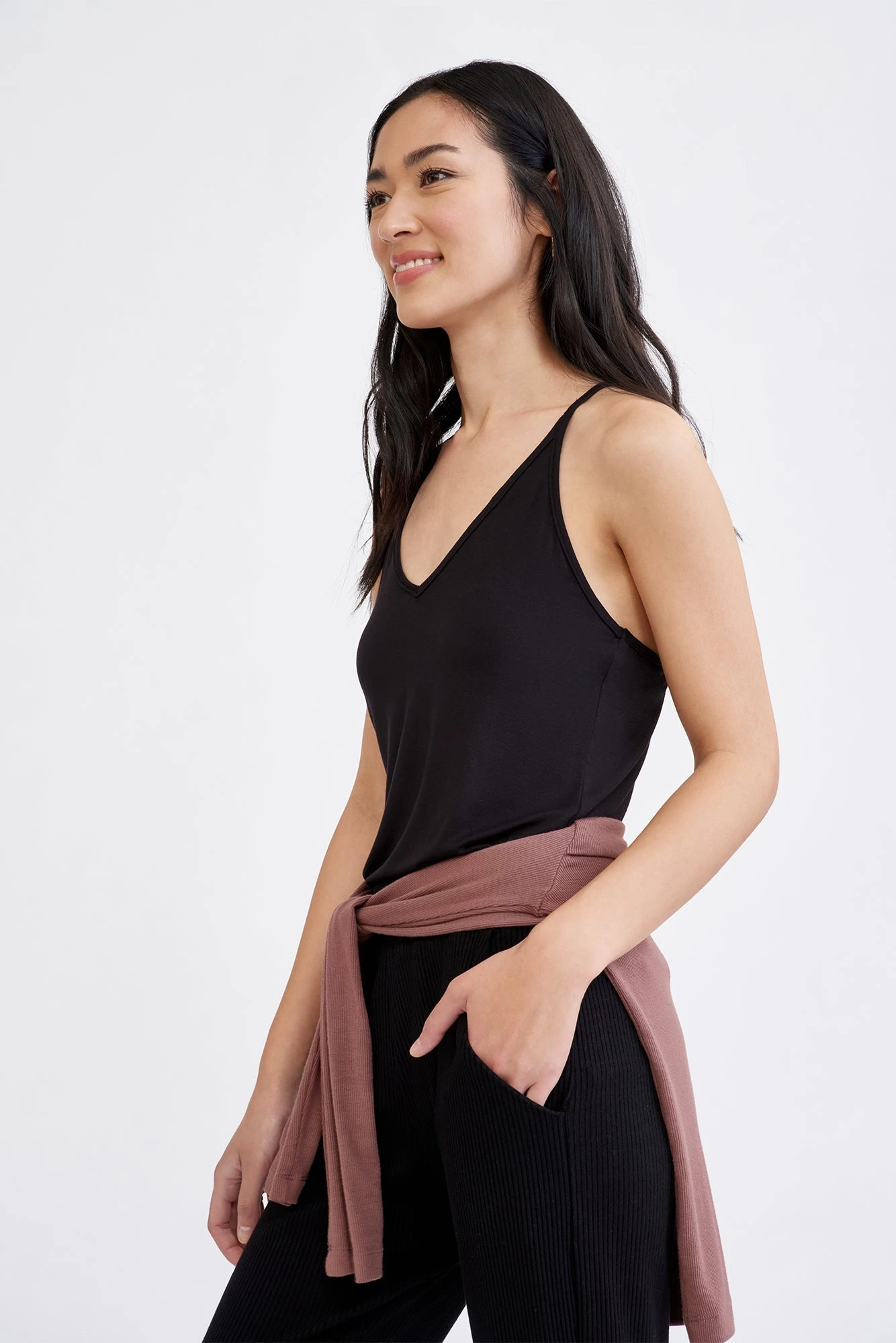 Jada Dream Knit Tank - Black - ReAmour 3 Jada Dream Knit Tank - Black - ReAmour - Image 3