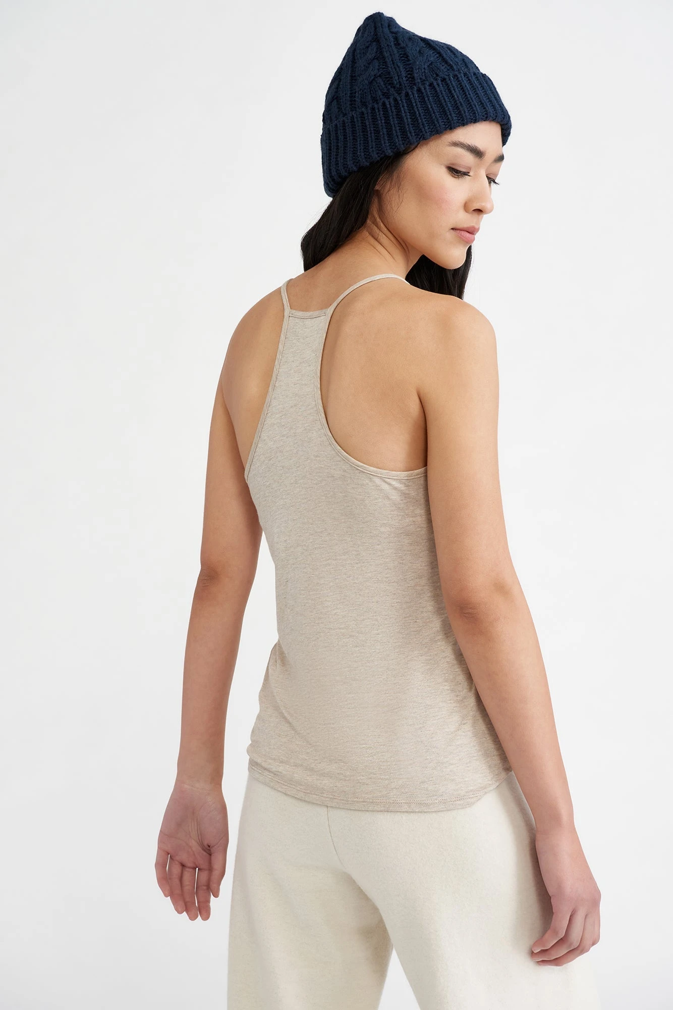 Jada Dream Knit Tank - Oatmeal 3 Jada Dream Knit Tank - Oatmeal - Image 3