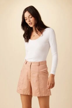 Milo Femme Fête Short - Rose -AGOLDE Shop 0341 Milo Short Rose 0869