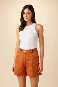 Milo Femme FĂȘte Short - Terracota