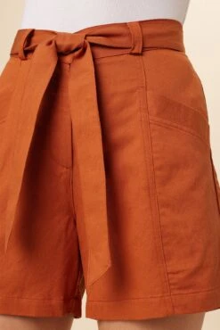 Milo Femme Fête Short - Terracota -AGOLDE Shop 0341 Milo Short Terracotta 4