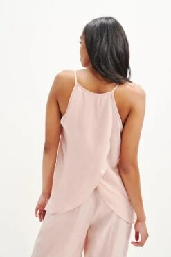 Gretta Cottonseed Cupro Tank - Rose - ReAmour -AGOLDE Shop 0350 Gretta Top Rose 1166 web b032fc84 edec 41a0 8625 f5d16b9329b2