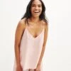 Gretta Cottonseed Cupro Tank - Rose - ReAmour