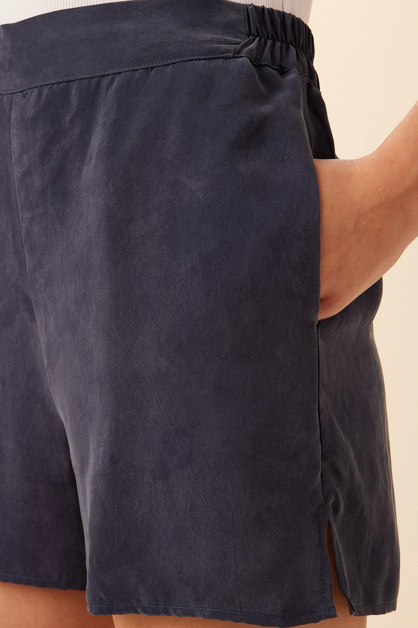 Palo Cottonseed Cupro Short - Ocean 5 Palo Cottonseed Cupro Short - Ocean - Image 5