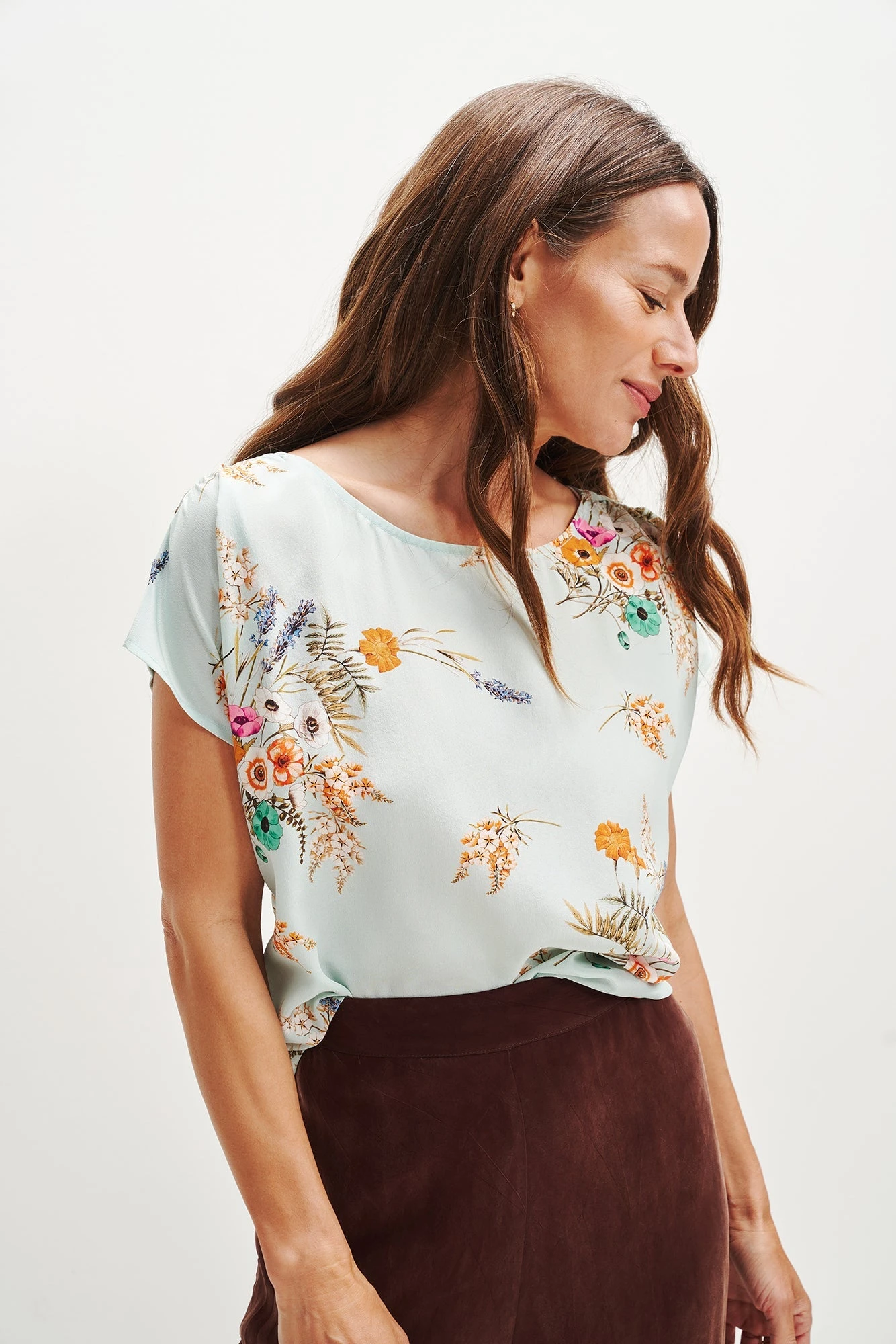 Margeaux Zero-Waste Blouse - Cannes Floral 2 Margeaux Zero-Waste Blouse - Cannes Floral - Image 2