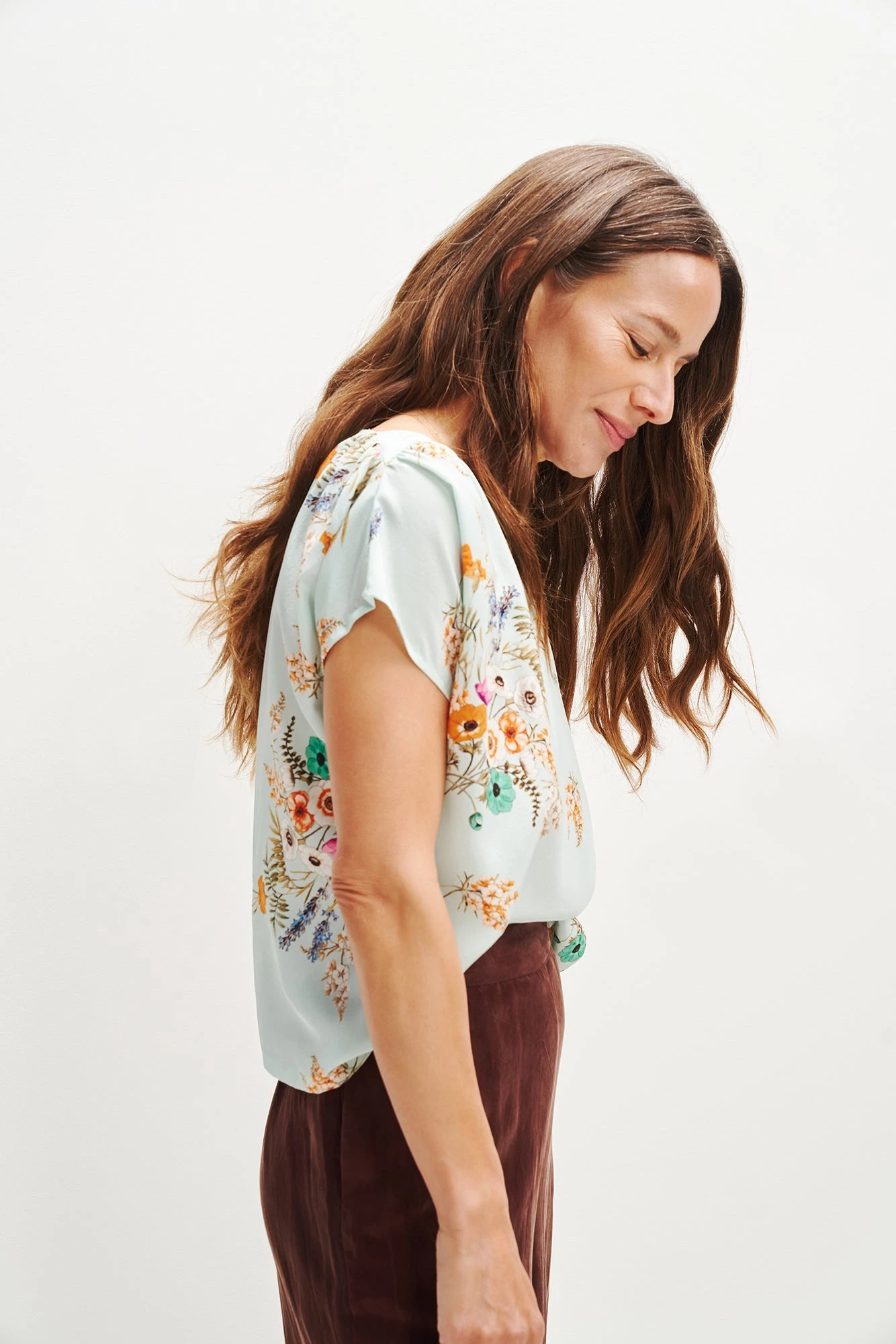 Margeaux Zero-Waste Blouse - Cannes Floral 3 Margeaux Zero-Waste Blouse - Cannes Floral - Image 3