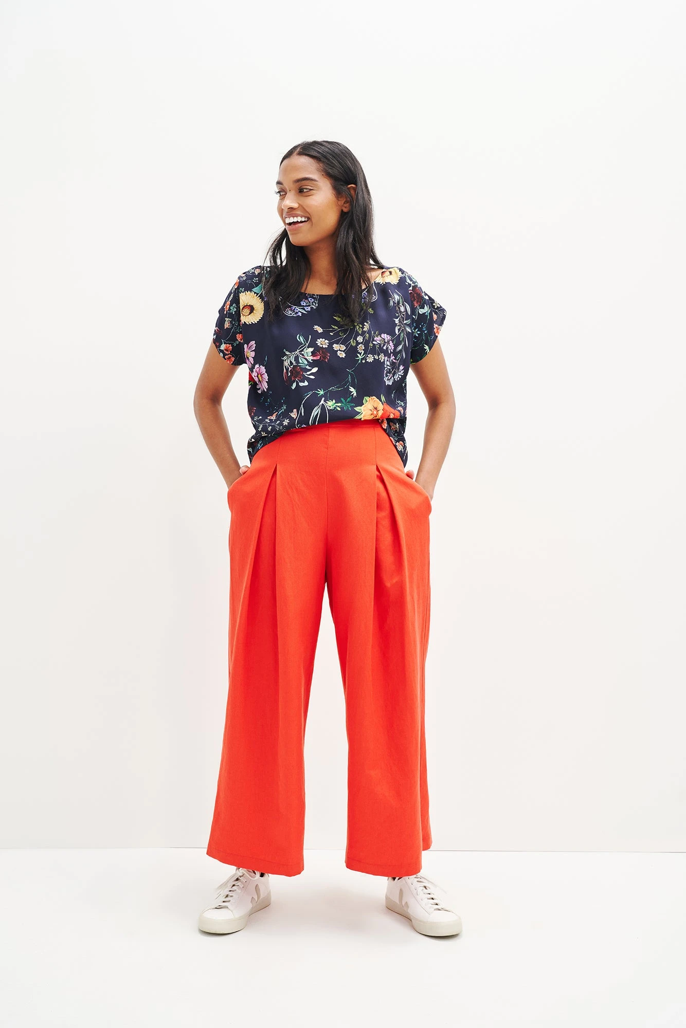 Margeaux Zero-Waste Blouse - Provence Floral 2 Margeaux Zero-Waste Blouse - Provence Floral - Image 2