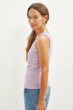 Bettina Ribbed Tank - Lavender -AGOLDE Shop 0384 Bettina Lavender 2639 web 722fdd2f 6bdb 4d77 bff0 06b41e60f80c