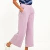 Willow Scallop Knit Pants - Lavender