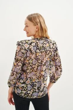 Camila Nouveau Silk Blouse - ReAmour -AGOLDE Shop 0394 Camila Lavender Midi Floral 1944 web c6a9b26a f24a 4368 bd5c c39e9864397d