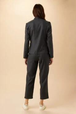 Meredith Femme Fête Blazer - Pewter -AGOLDE Shop 03 7930 Meredith Pewter 3