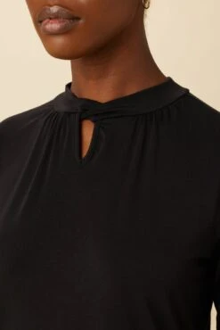 Raya Dream Knit Top - Black -AGOLDE Shop 0436 Raya Black 4