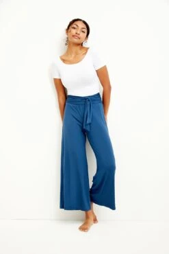 Gia Dream Knit Pants - Azure