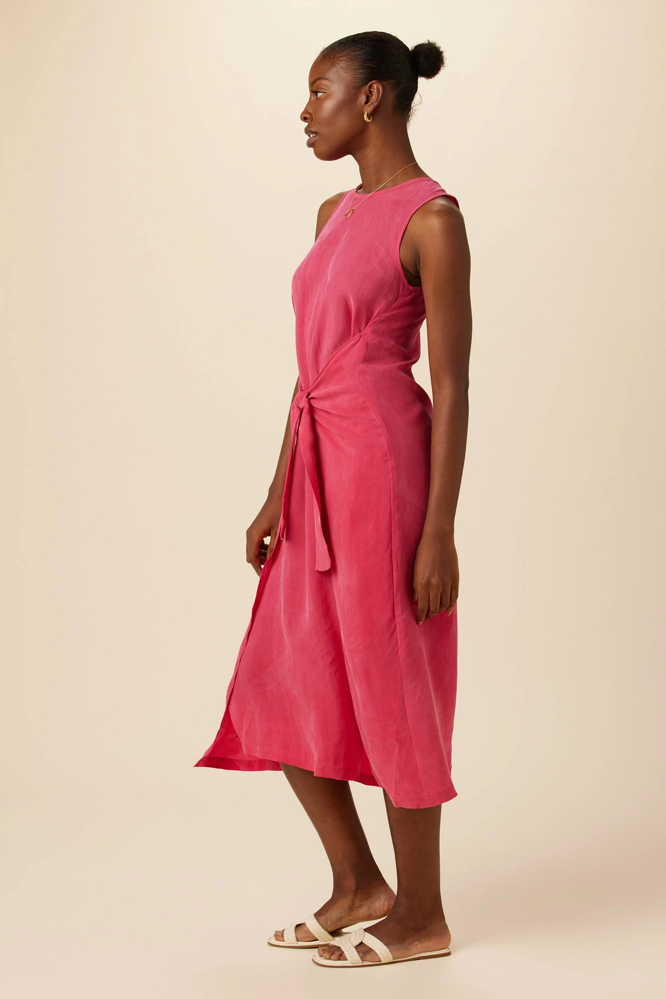 Cortney Cottonseed Cupro Dress - Stargazer 2 Cortney Cottonseed Cupro Dress - Stargazer - Image 2