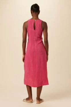 Cortney Cottonseed Cupro Dress - Stargazer 7 Cortney Cottonseed Cupro Dress - Stargazer -AGOLDE Shop 0448 Cortney Stargazer 3