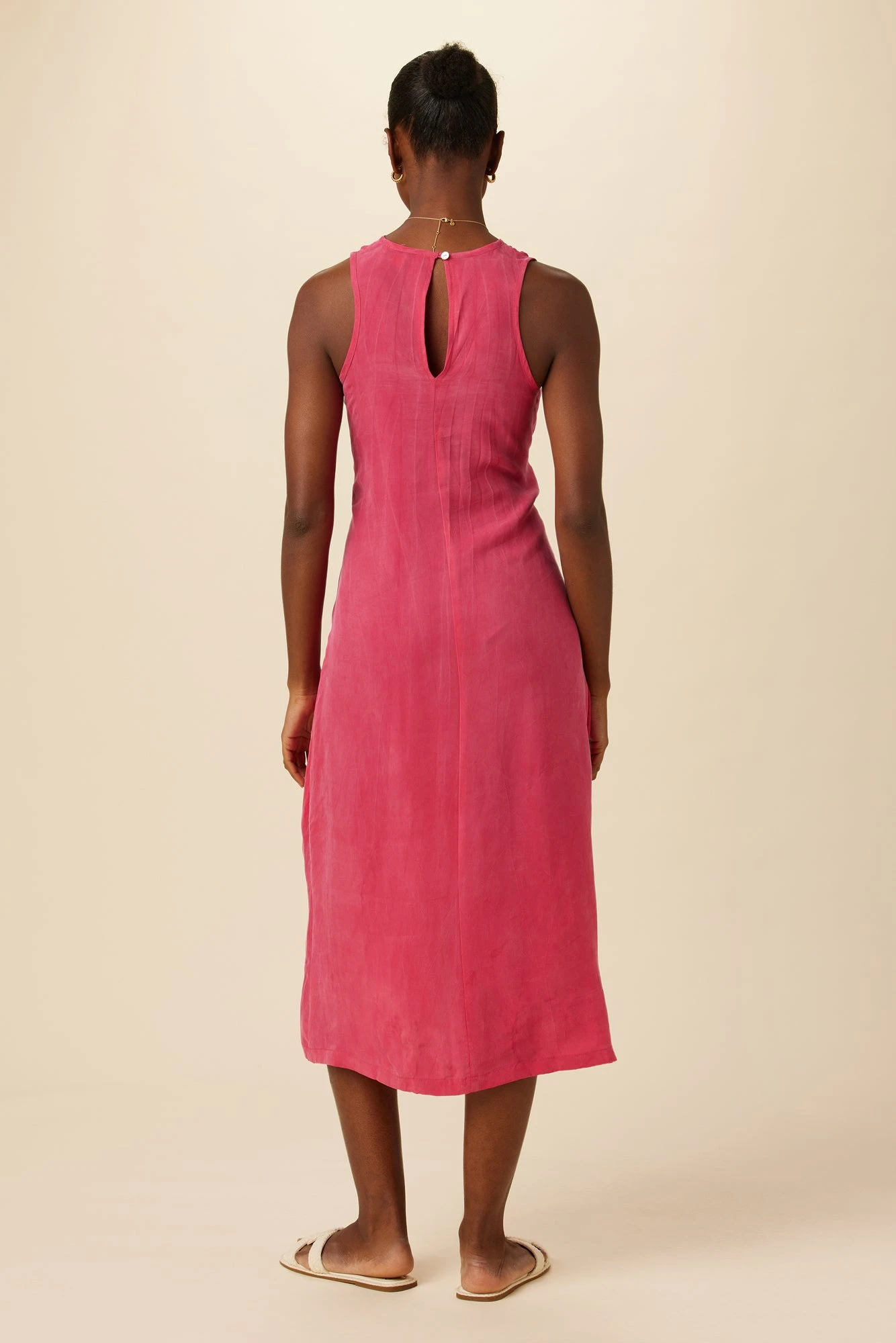 Cortney Cottonseed Cupro Dress - Stargazer 3 Cortney Cottonseed Cupro Dress - Stargazer - Image 3