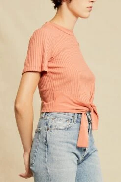 Jeanette Short Sleeve Tee - Hibiscus -AGOLDE Shop 0453 Jeanette Hibiscus 1261 web 3a5fb916 42b5 466b 8b43 22b323710210