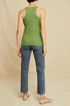 Celeste Knit Tank - Pear -AGOLDE Shop 0456 Celeste Pear 0072 web 374d1499 2cd7 4b4b 8d82 6a26951522ed