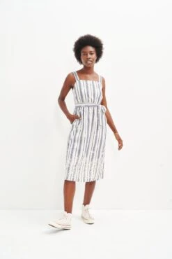 Jameela Upcycled Dress -AGOLDE Shop 0457 Jameela Summer Stripe 0884 web