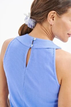 Leomie Paris Rib Tank - Sky -AGOLDE Shop 0474 Leomie Sky 1250 Web 7cc2b852 262c 497e b48f fd76ddafc891