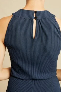 Maja Paris Rib Jumpsuit - Ocean -AGOLDE Shop 0475 Maja Ocean 0909 web 4358668b 2ff4 4d18 940b 7ae38f261011