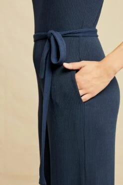 Maja Paris Rib Jumpsuit - Ocean -AGOLDE Shop 0475 Maja Ocean 0921 web 3116fddb a073 40c2 967a 20e10a5f0926