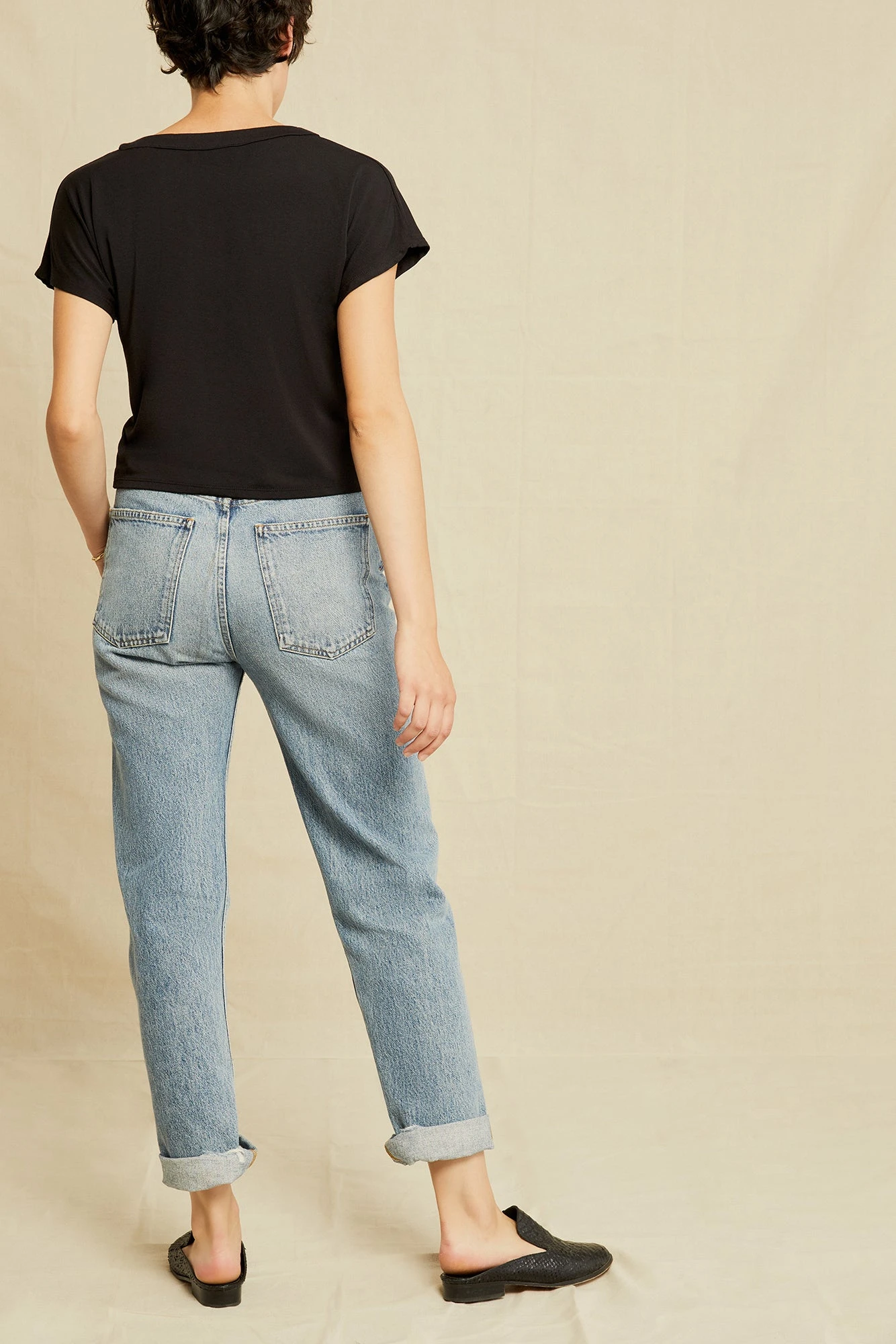 Juliet Dream Knit Tee - Black 3 Juliet Dream Knit Tee - Black - Image 3