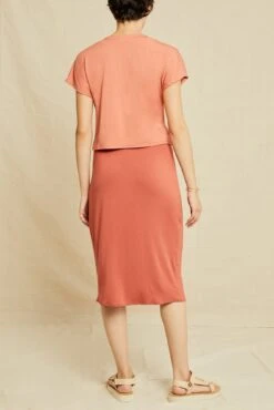 Juliet Dream Knit Tee - Hibiscus -AGOLDE Shop 0480 Juliet Hibiscus 0293 web 11271815 6089 45c4 95dc a34235a46923