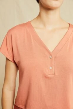 Juliet Dream Knit Tee - Hibiscus -AGOLDE Shop 0480 Juliet Hibiscus 0324 web 6d181fbf cb5a 4efb b720 c66efb967e67