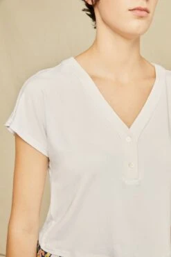 Juliet Dream Knit Tee - White -AGOLDE Shop 0480 Juliet White 0850 web 45b9c65f 9498 4ec1 beb7 ac2a3f83a6fa