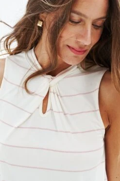 Victoria Dream Knit Top - Havana Stripe Rose -AGOLDE Shop 0492 Victoria Dream Knit Havana Stripe Rose 4001 web a0408d36 0edc 45a5 af58 642709b468b7