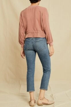 Roux Mixed Cupro Jacket - Quartz -AGOLDE Shop 0515 Roux Jacket Quartz 4035 web aef04006 9efc 4780 b554 de11979d3eb6