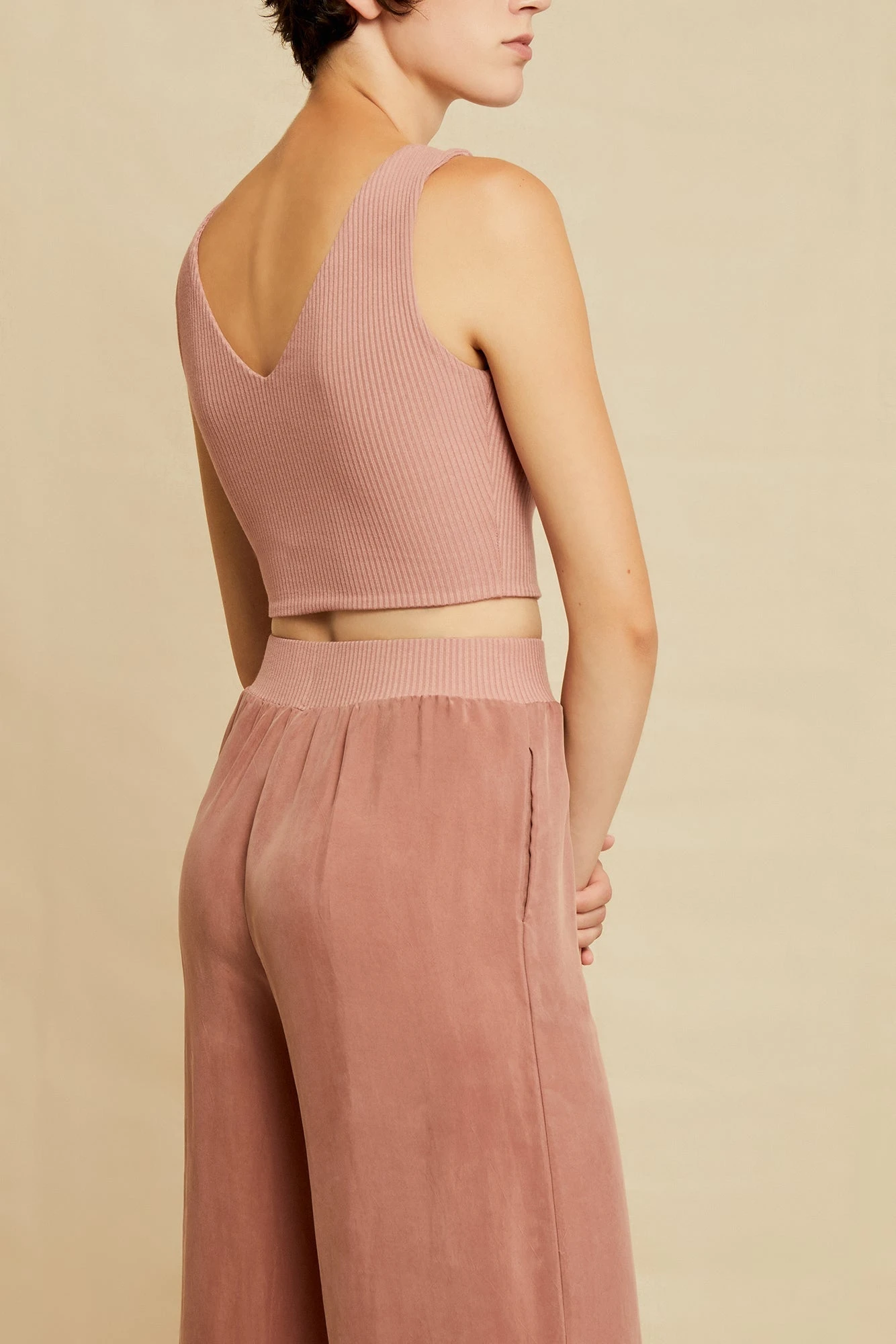 Rosa Paris Rib Tank - Quartz - ReAmour 3 Rosa Paris Rib Tank - Quartz - ReAmour - Image 3