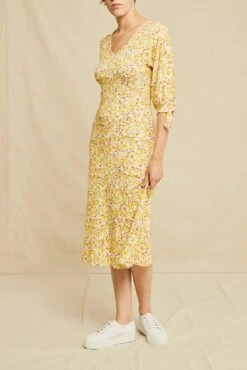 Cali Reverie Knit Dress - Dandelion Floral -AGOLDE Shop 0535 Cali Dandelion Floral 1638 web