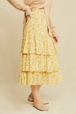 Christy Ecovero Skirt - Dandelion Floral -AGOLDE Shop 0546 Christy Dandelion Floral 0961 web ebd4a499 500e 40c0 bd7d 2d615b625d92