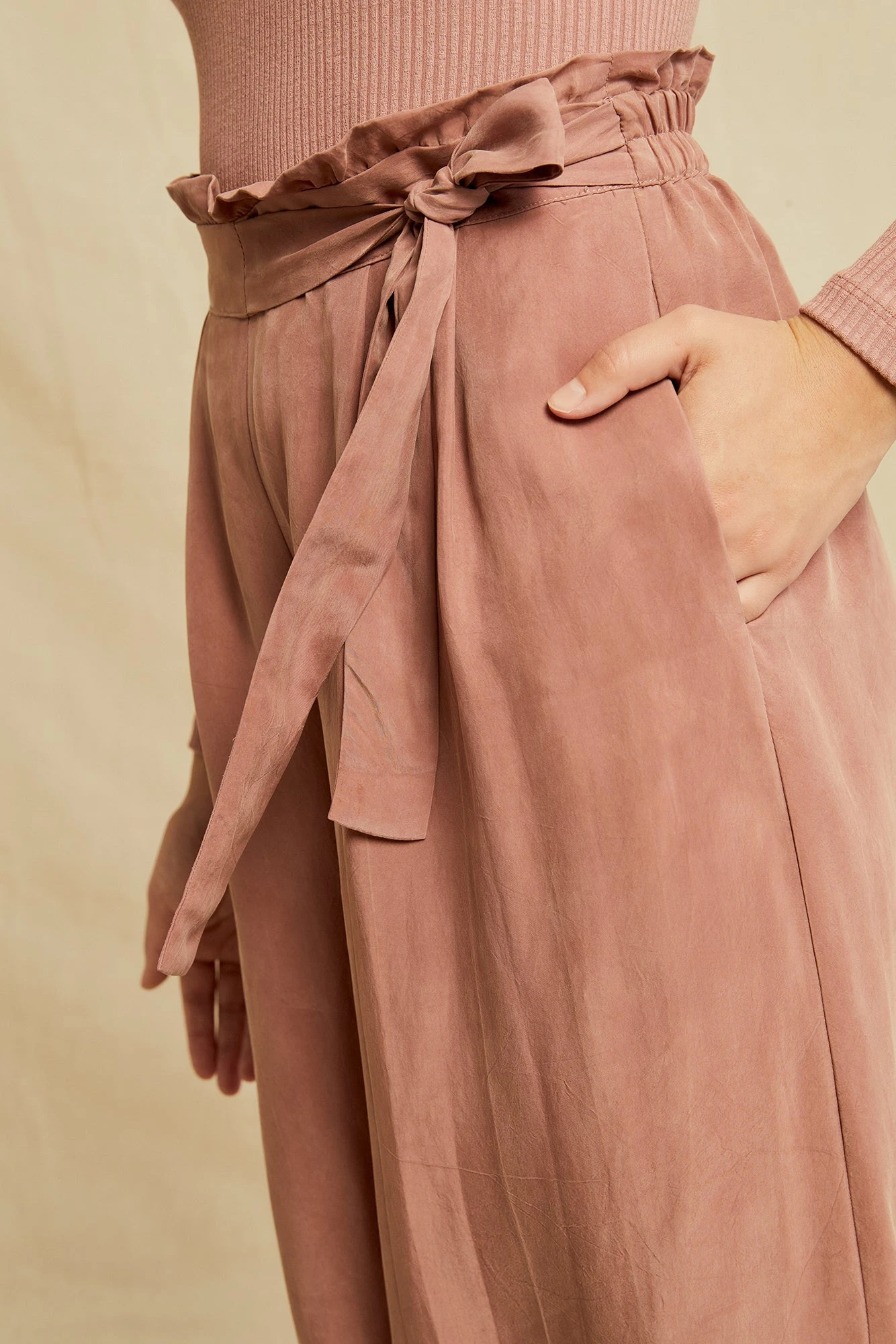 Gael Cottonseed Cupro Pants - Quartz 4 Gael Cottonseed Cupro Pants - Quartz - Image 4